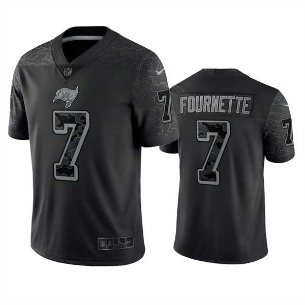 Men's Tampa Bay Buccaneers #7 Leonard Fournette Black Reflective Limited Stitched Jersey,We sell and wholesale Men's Tampa Bay Buccaneers #7 Leonard Fournette Black Reflective Limited Stitched Jersey on line form chian!